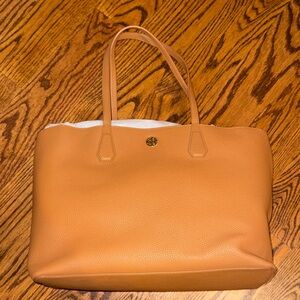 Tory Burch Tan Leather Tote Bag